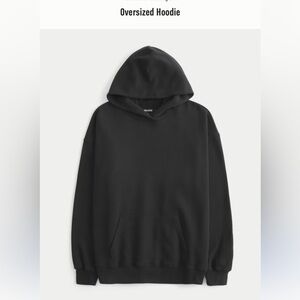 Hollister “Oversized Baggy” Black Hoodie
